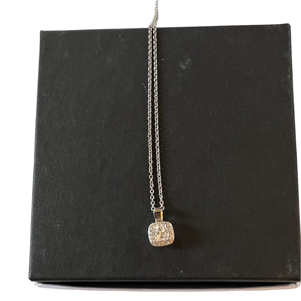 Crystal and sterling necklace